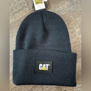Caterpillar CAT Label Cuff Beanie- Navy